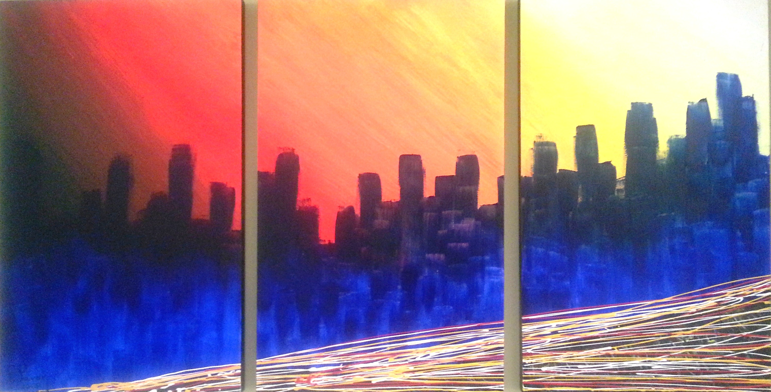 Metropolis Inquieta (x 150 70 cm.)