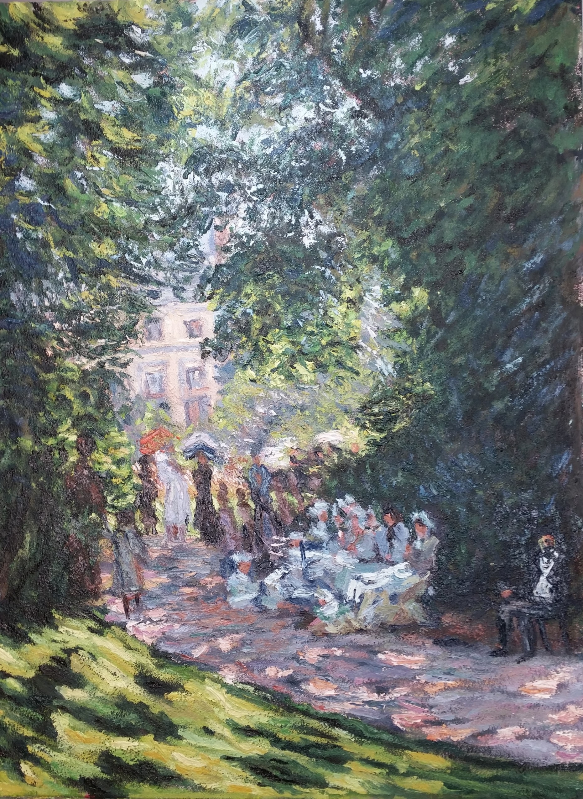 Estudio Parque Monceau de Monet