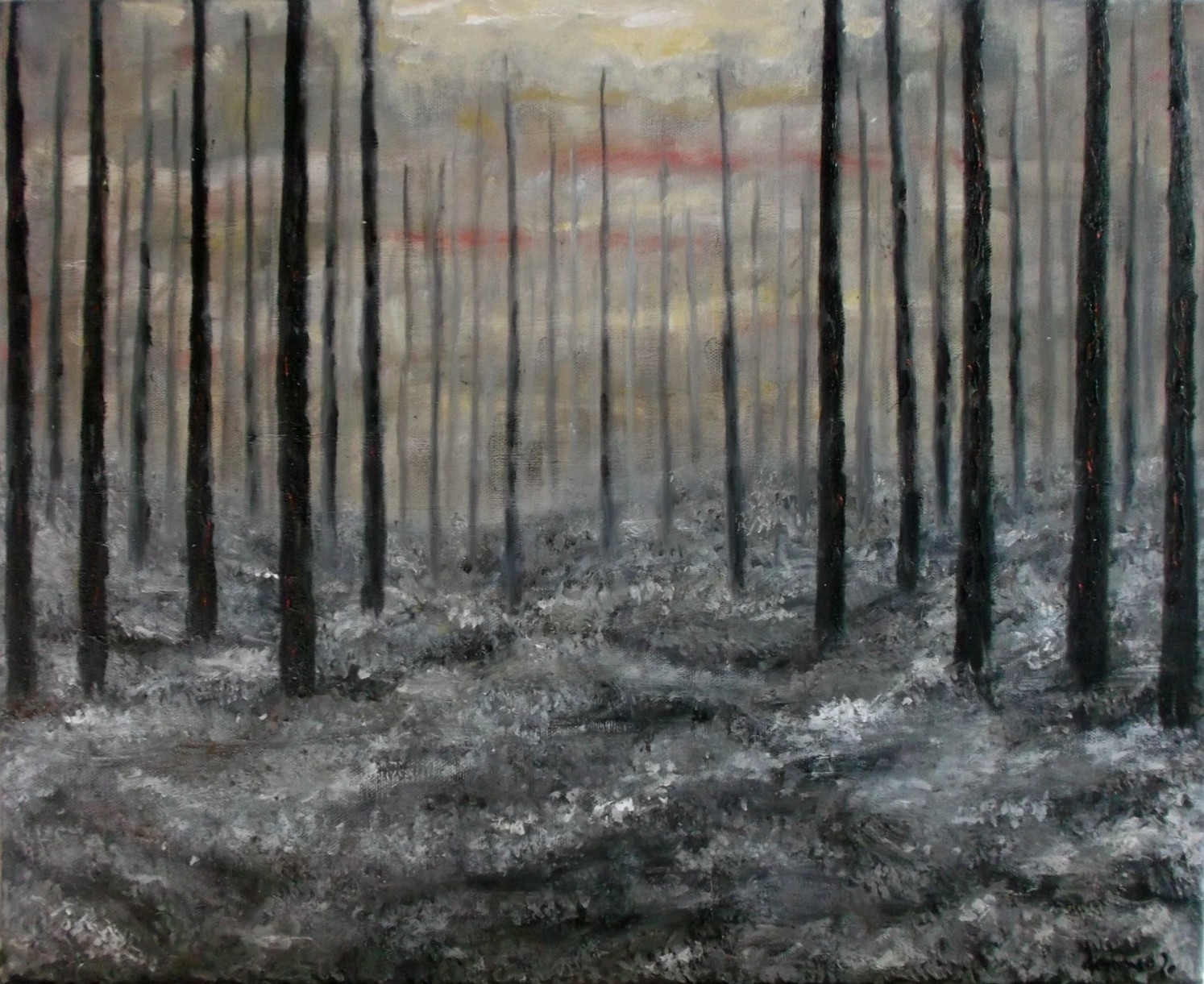Desolation Oil on canvas.
