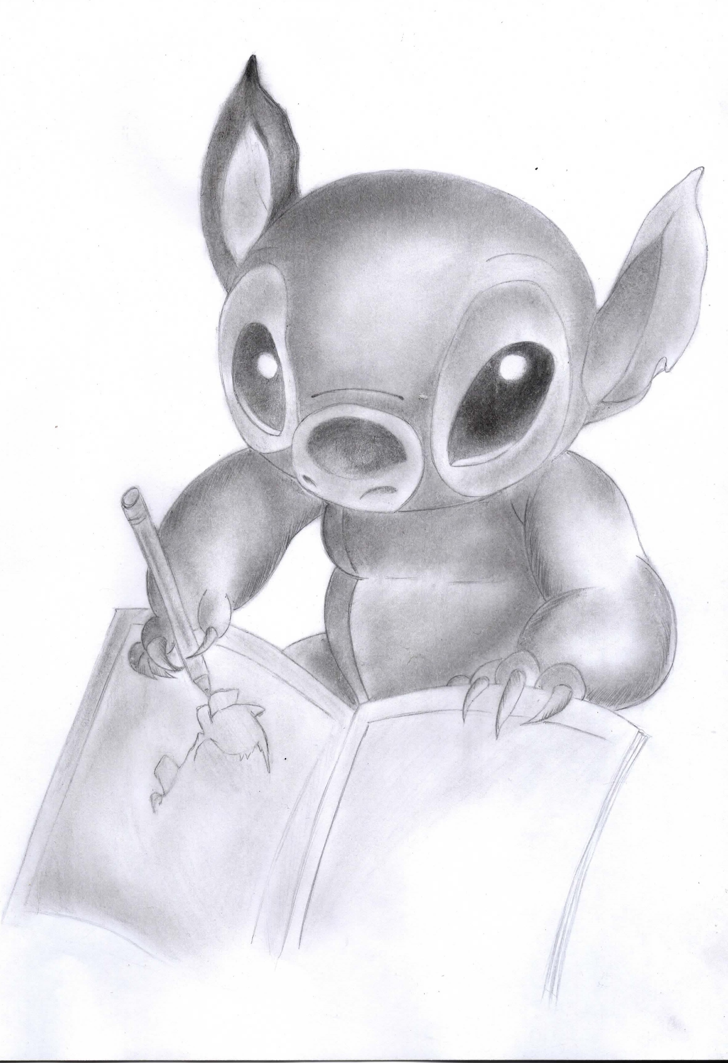 Dibujos de stitch a lapiz