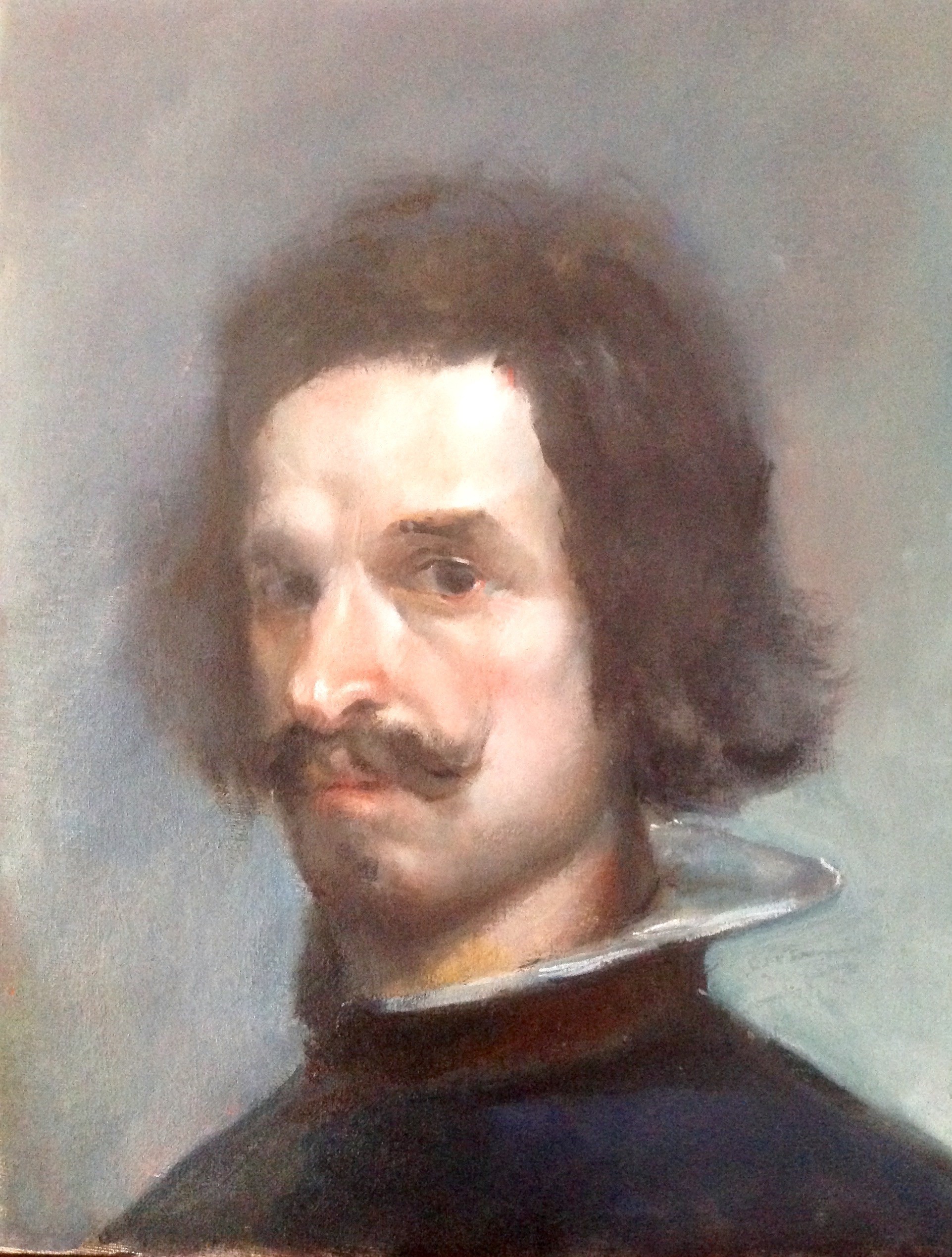 Reproducción de un retrato de Velázquez 