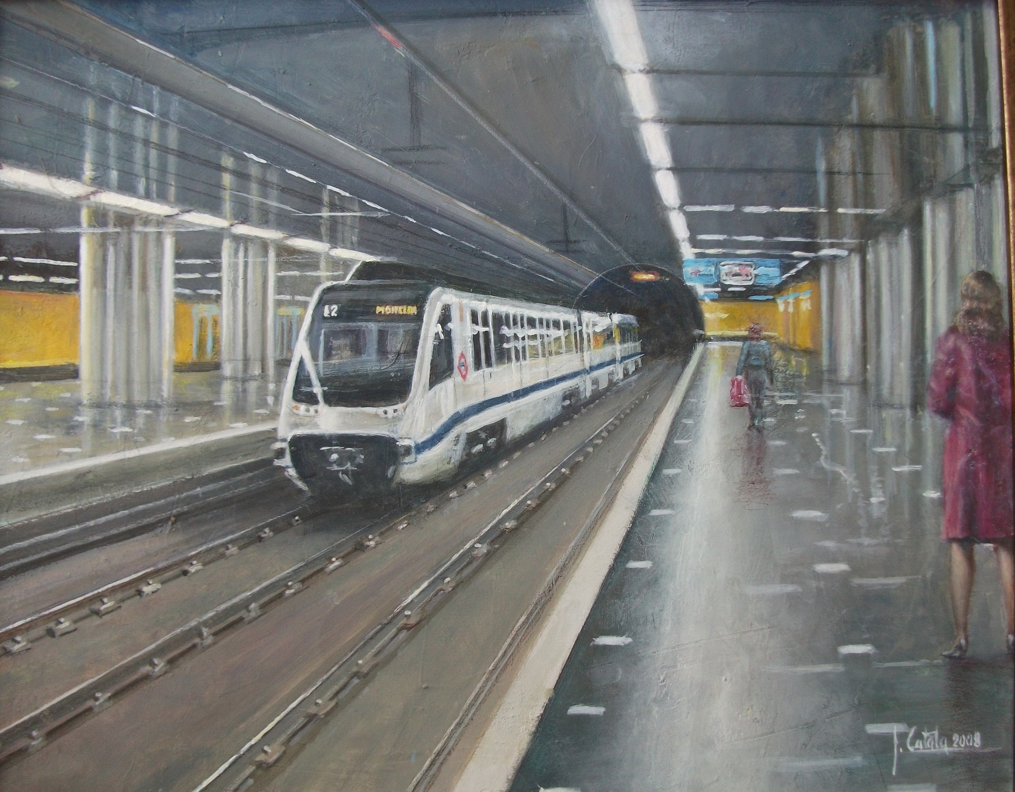 No. 33. Metro Moncloa 45x 55 cm