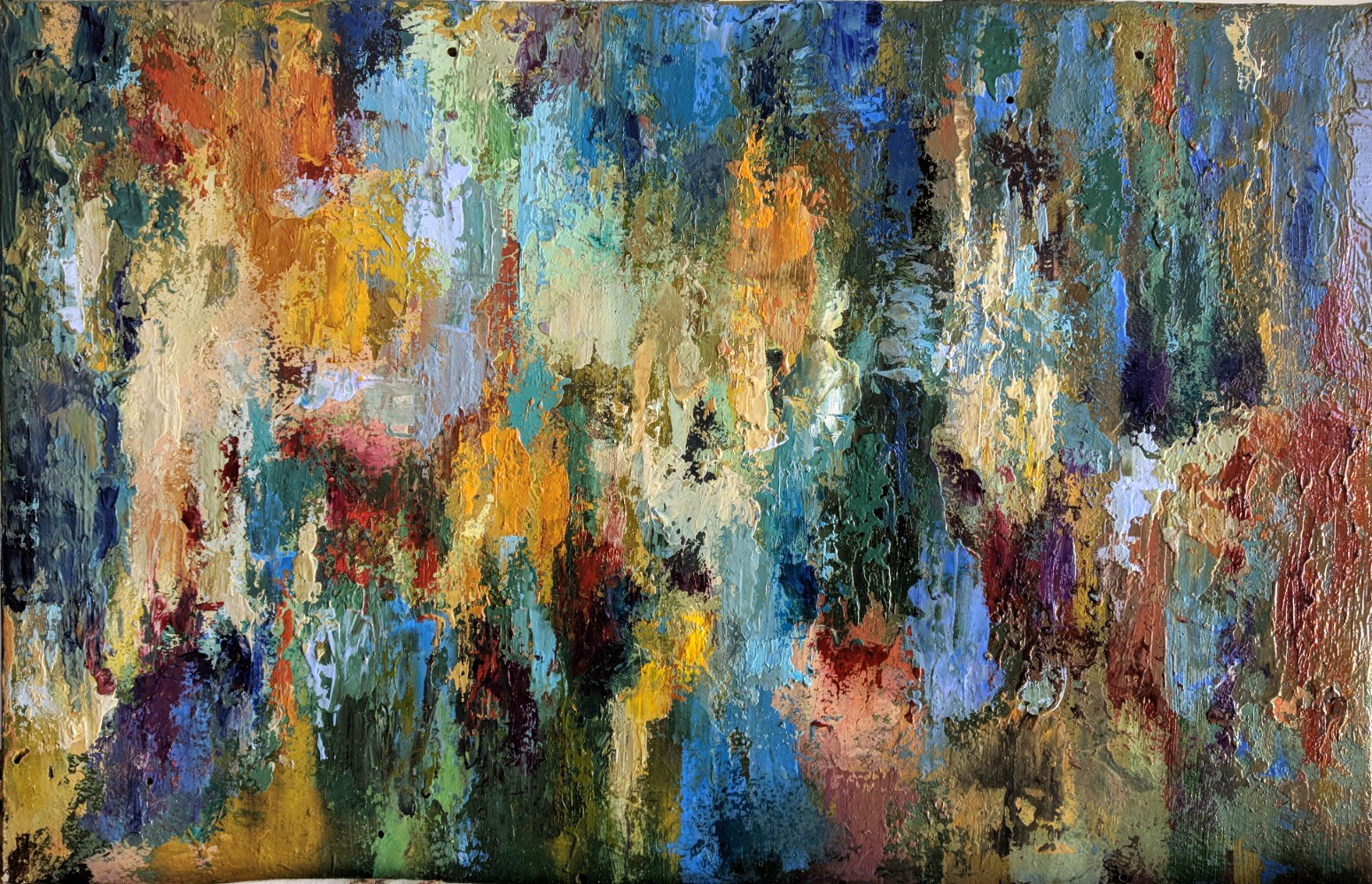 Alya. Abstract oil paintings