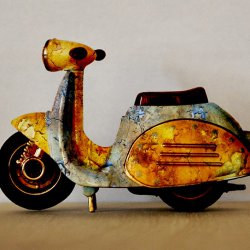Rusty scooter