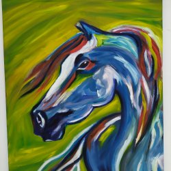 impressionist horse