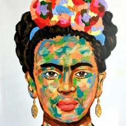 retrato frida kahlo!