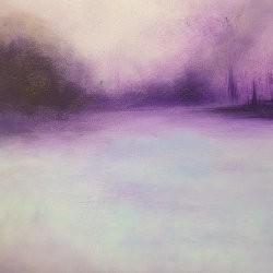 Violet abstraction 50x40 cm