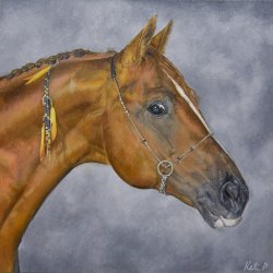 Copper horse 40x40.JPG