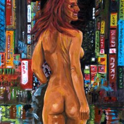 Vienna iluminando la noche de Tokio con su cuerpo desnudo