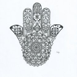 Fatima's hand