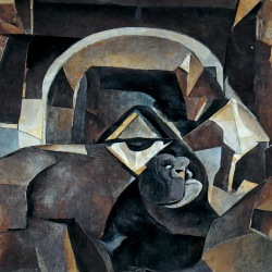 Cubist Gorilla