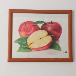 Bodegón manzanas