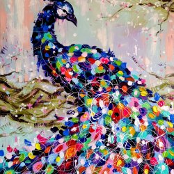 Peacock - bird painting