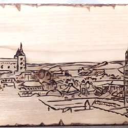 Pirograbado de Toledo