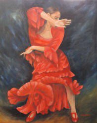 bailarina  flamenco