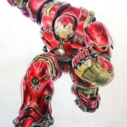 Dibujo de Hulkbuster (Iron Man) de Marvel