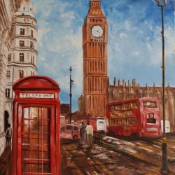 Big Ben London - Paintings of cities of the world