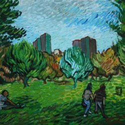 Central Park by Van Gogh