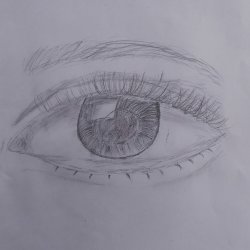 Eye in pencil