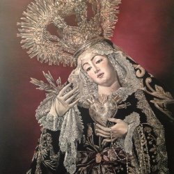 Virgen de los Dolores en los olivares