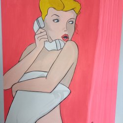 Mujer al teléfono