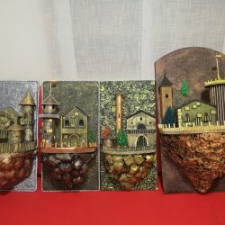 3D PICTURES WITH RECYCLING MATERIALS