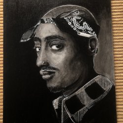 Portrait Tupac Shakur