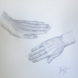 De la serie " manos " 4