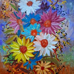 Daisies and color