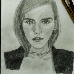 Retrato de Emma Watson