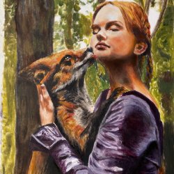 The girl and the fox