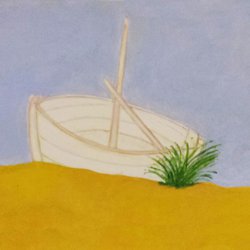 Barca en la arena