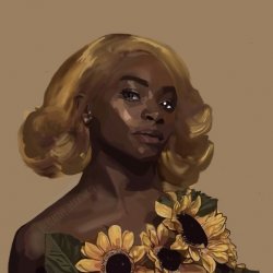 Brown sunflower
