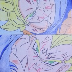 Goku y vegeta, Roy mustang y Airoria de Leo