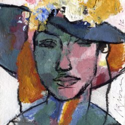 Woman with hat 2