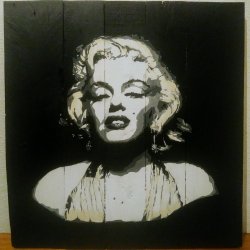 Retrato Marilyn Monroe