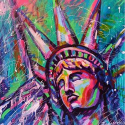 Statue of Liberty. 100×81