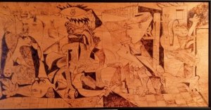 Pirograbado del Guernica