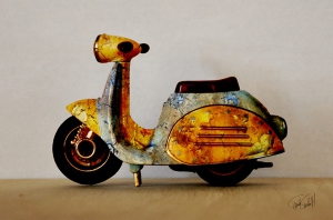Rusty scooter