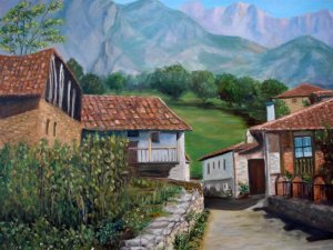 Cantabrian town liebana valley 73 x 54 (Large).jpg