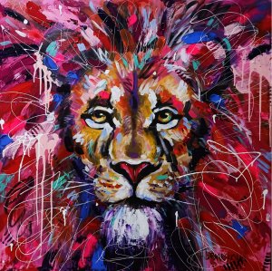 The King lion 80×80