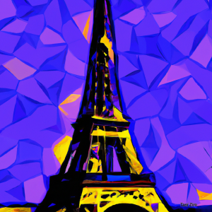 Eiffel Tower Cubism