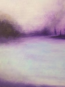 Violet abstraction 60x40 cm