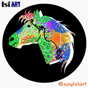 color horse
