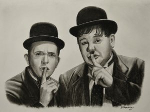 LAUREL AND HARDY (The Fat and the Skinny)