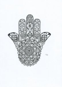 Fatima's hand