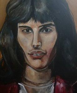 Retrato Freddie Mercury
