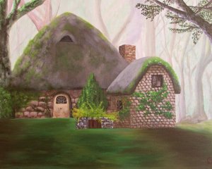 Una cabaña en el bosque