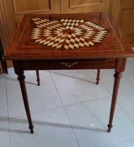 Marquetry table - model 1