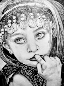 little arab girl